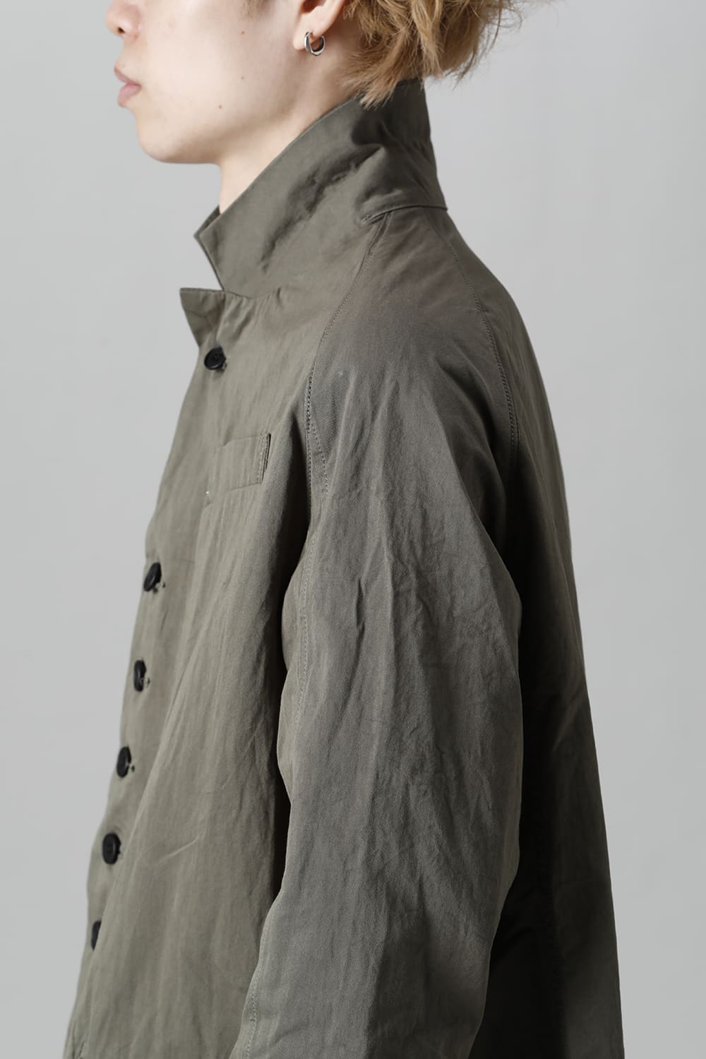 CUT-CHRONO Middle Coat  Olive