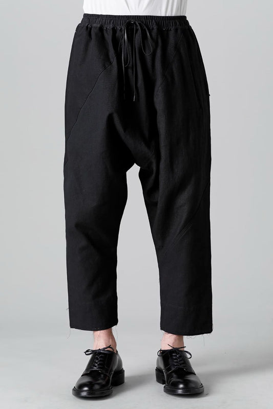 Fragment Drop-Crotch Trousers Black