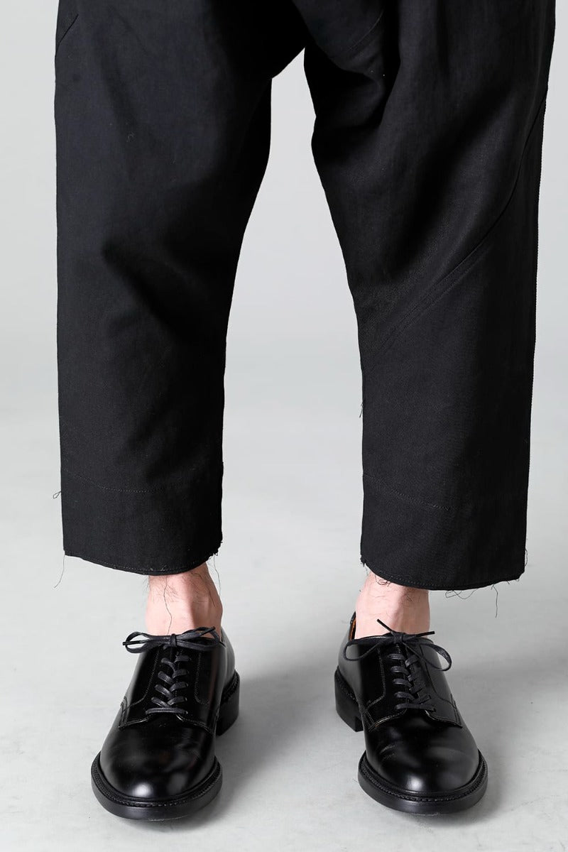 Fragment Drop-Crotch Trousers Black