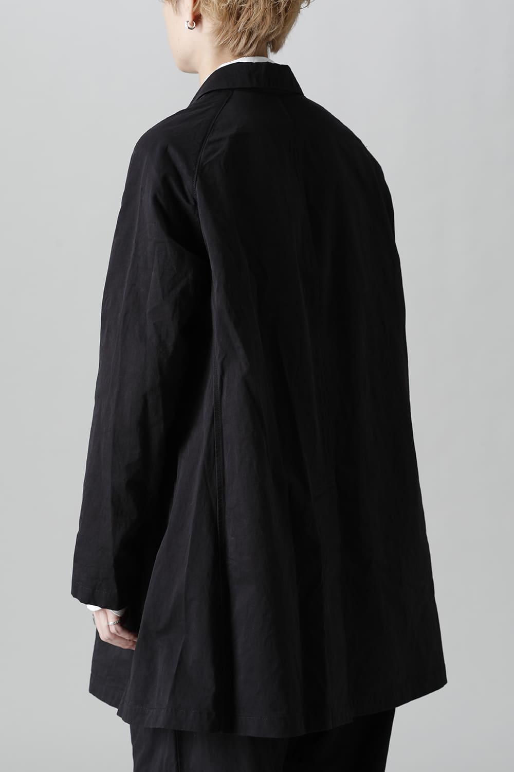 CUT-CHRONO Middle Coat  Black
