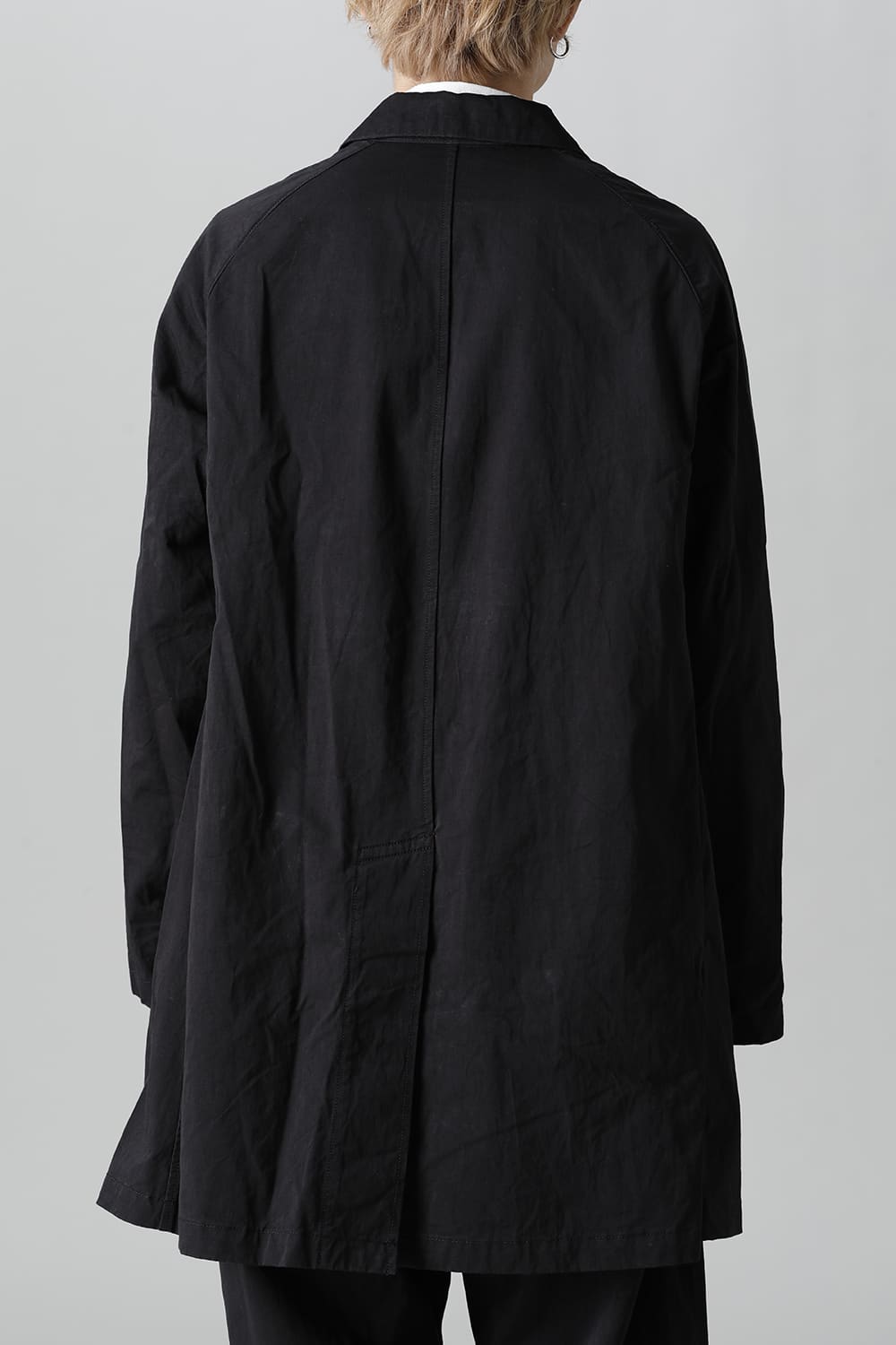 CUT-CHRONO Middle Coat  Black