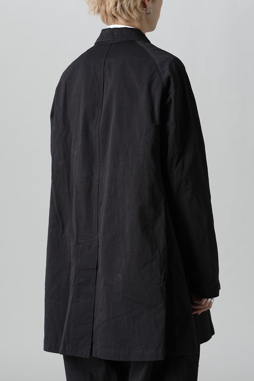 CUT-CHRONO Middle Coat  Black