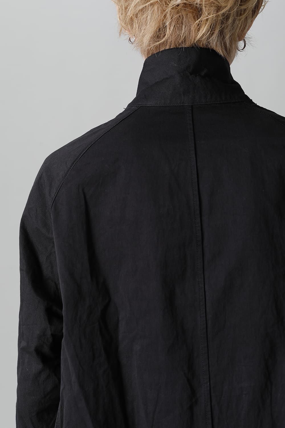 CUT-CHRONO Middle Coat  Black