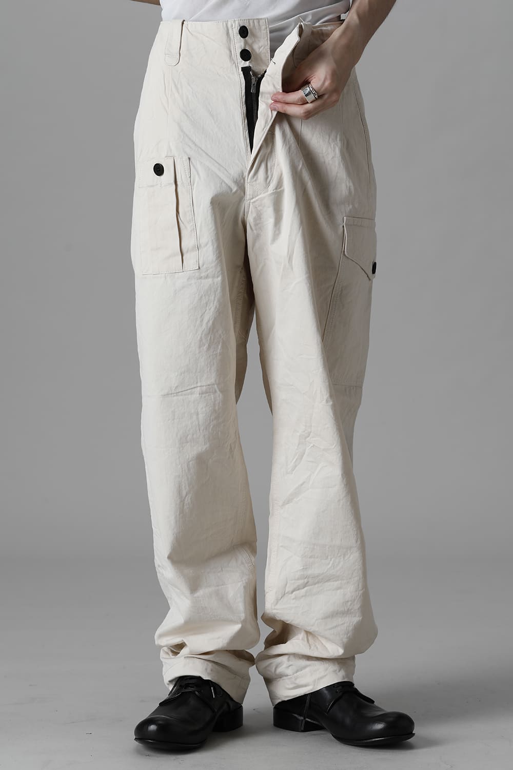 1960 (C-Twill) Cargo Pants  Ecru