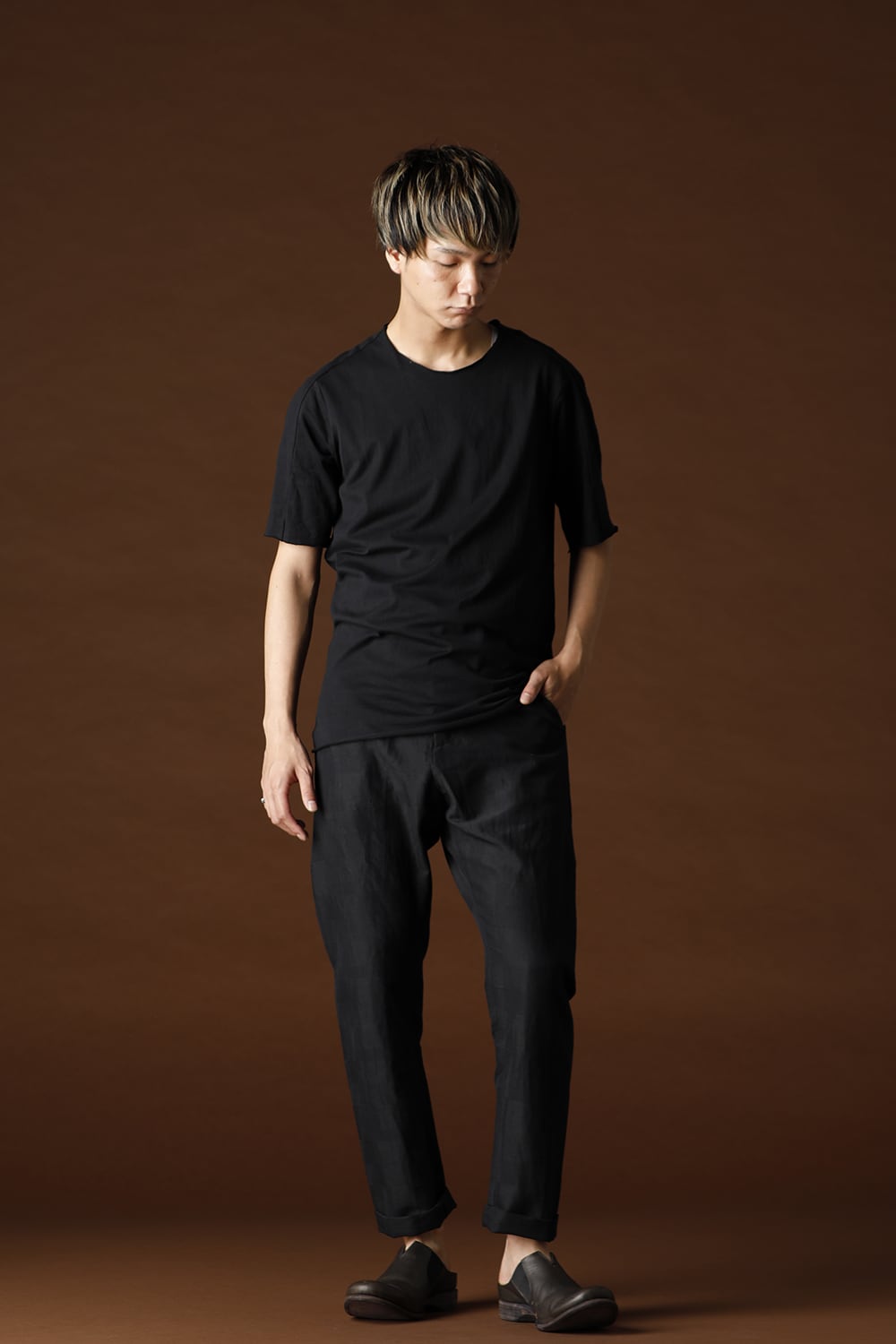 Light Cotton Soft Jersey T-Shirts Black