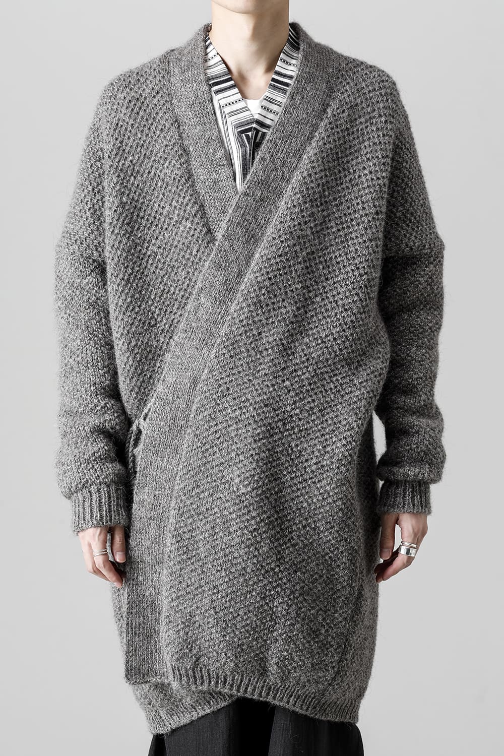 KNIT#58 NATURAL GREY ICELANDIC WOOL