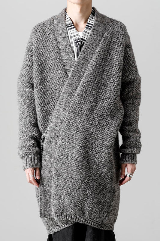 KNIT#58 NATURAL GREY ICELANDIC WOOL