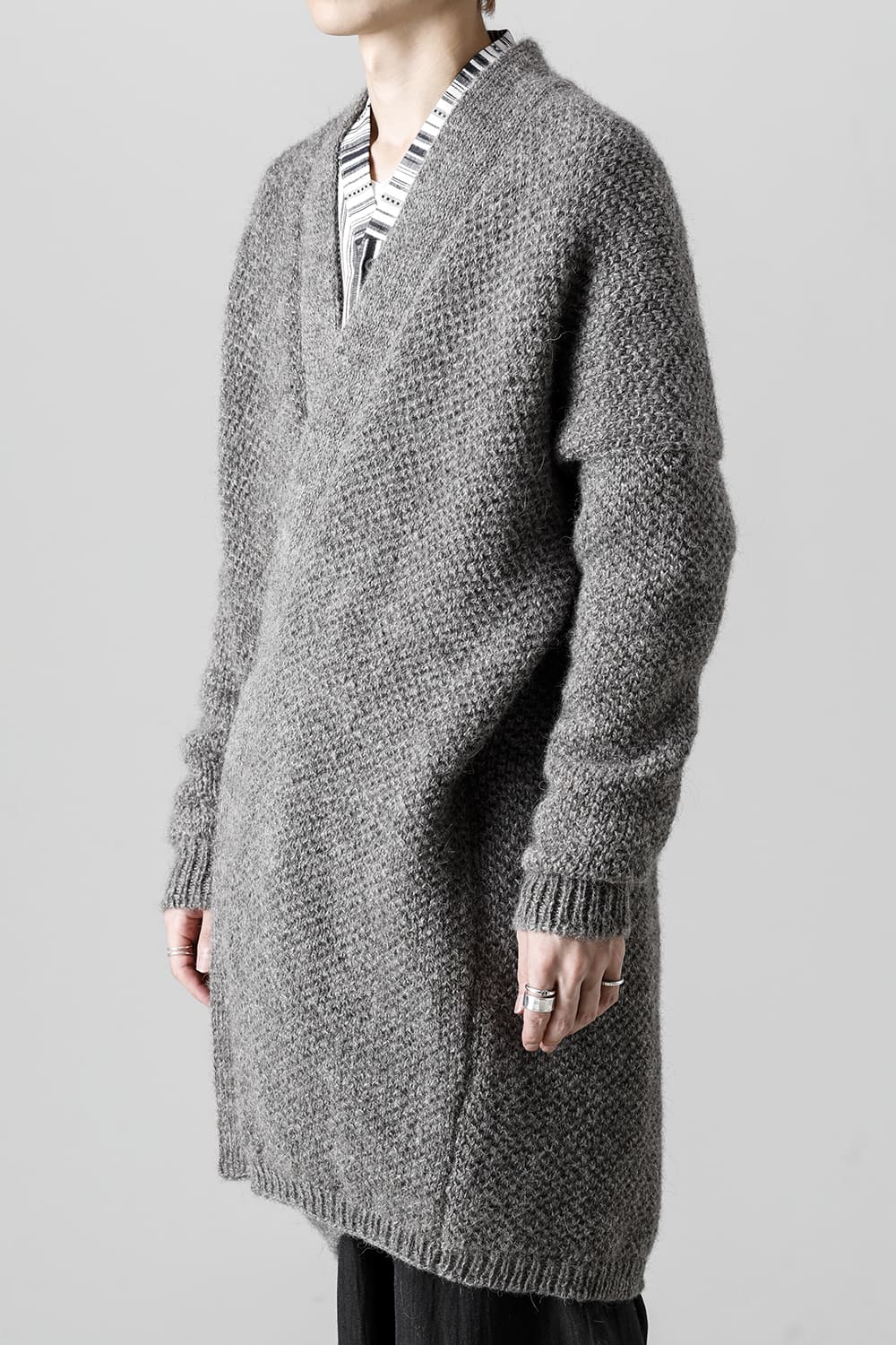 KNIT#58 NATURAL GREY ICELANDIC WOOL