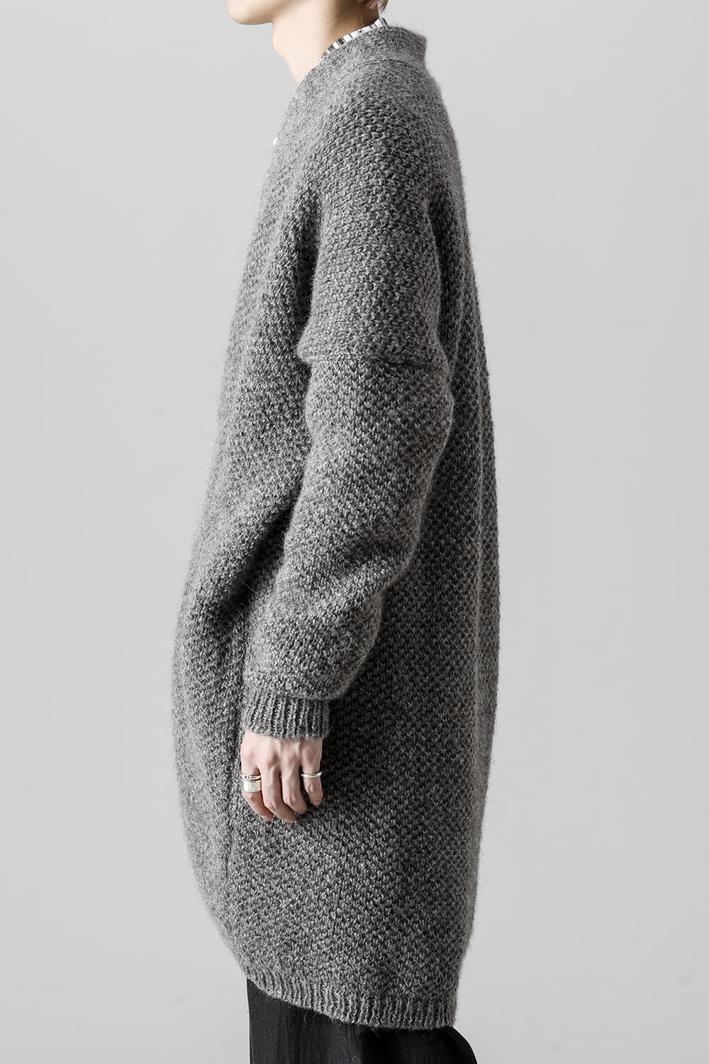 KNIT#58 NATURAL GREY ICELANDIC WOOL