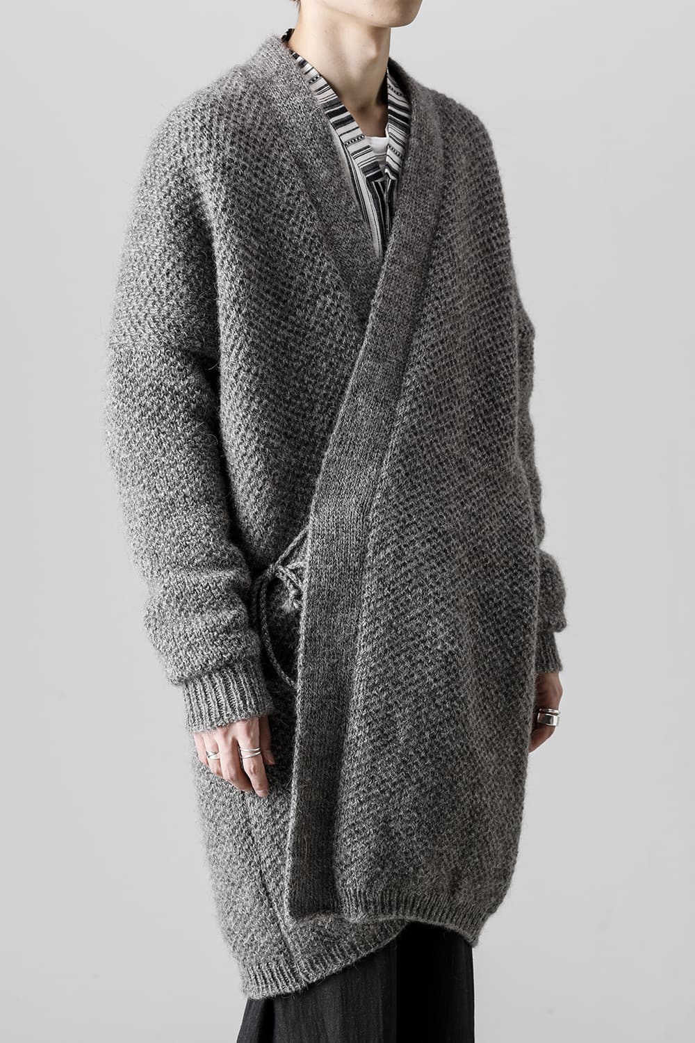 KNIT#58 NATURAL GREY ICELANDIC WOOL