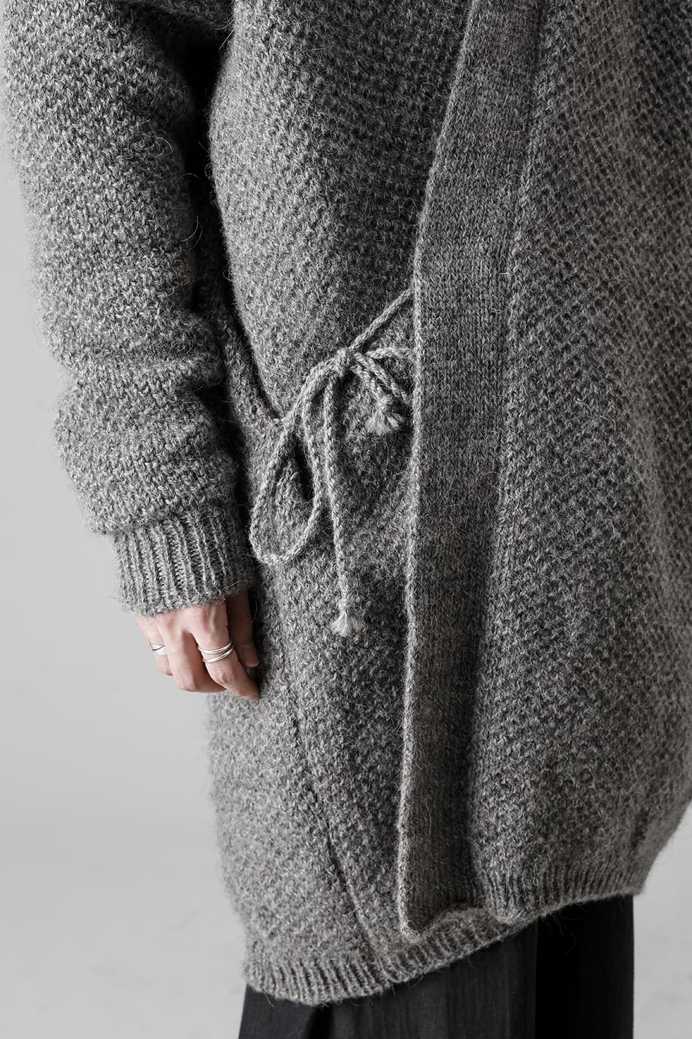 KNIT#58 NATURAL GREY ICELANDIC WOOL