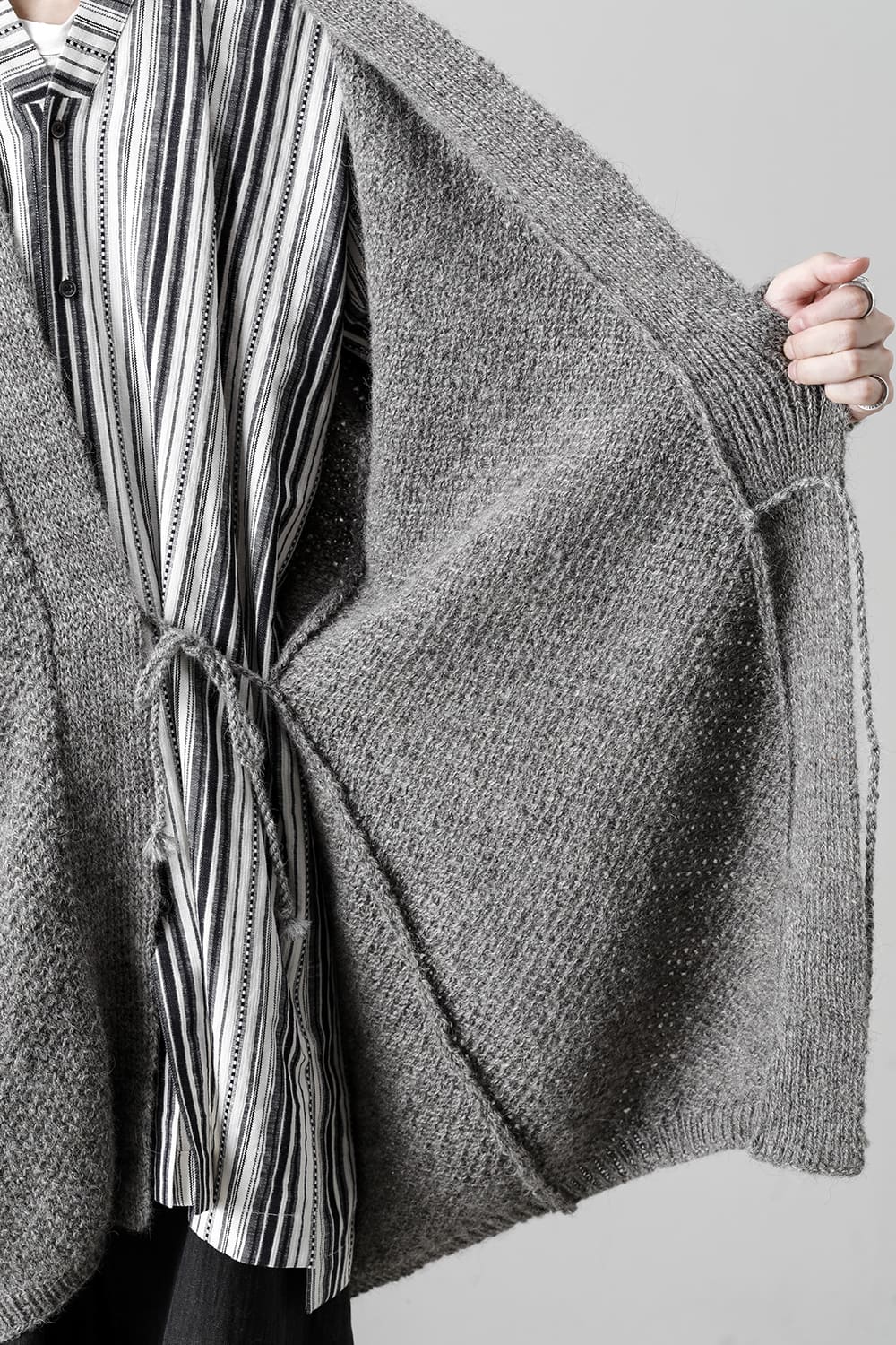 KNIT#58 NATURAL GREY ICELANDIC WOOL