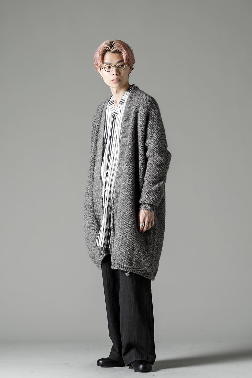 KNIT#58 NATURAL GREY ICELANDIC WOOL