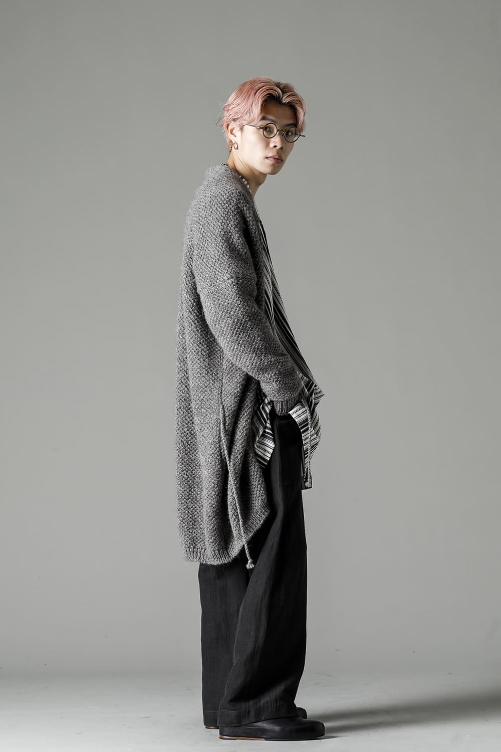 KNIT#58 NATURAL GREY ICELANDIC WOOL