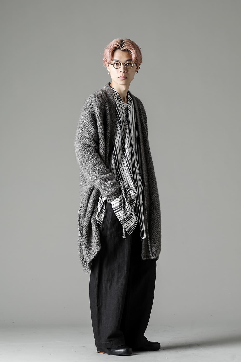 KNIT#58 NATURAL GREY ICELANDIC WOOL