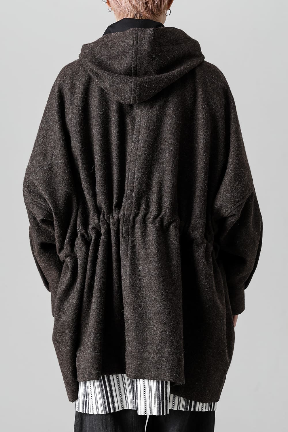 PARKA#10 NATURAL BROWN VINTAGE WOOL TWILL