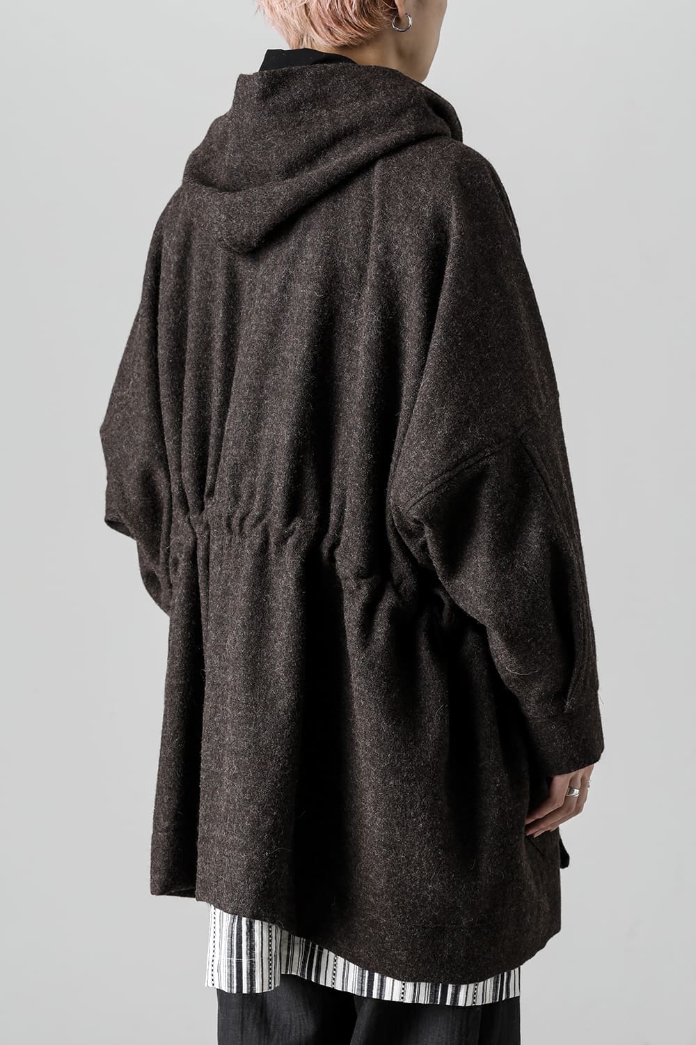 PARKA#10 NATURAL BROWN VINTAGE WOOL TWILL