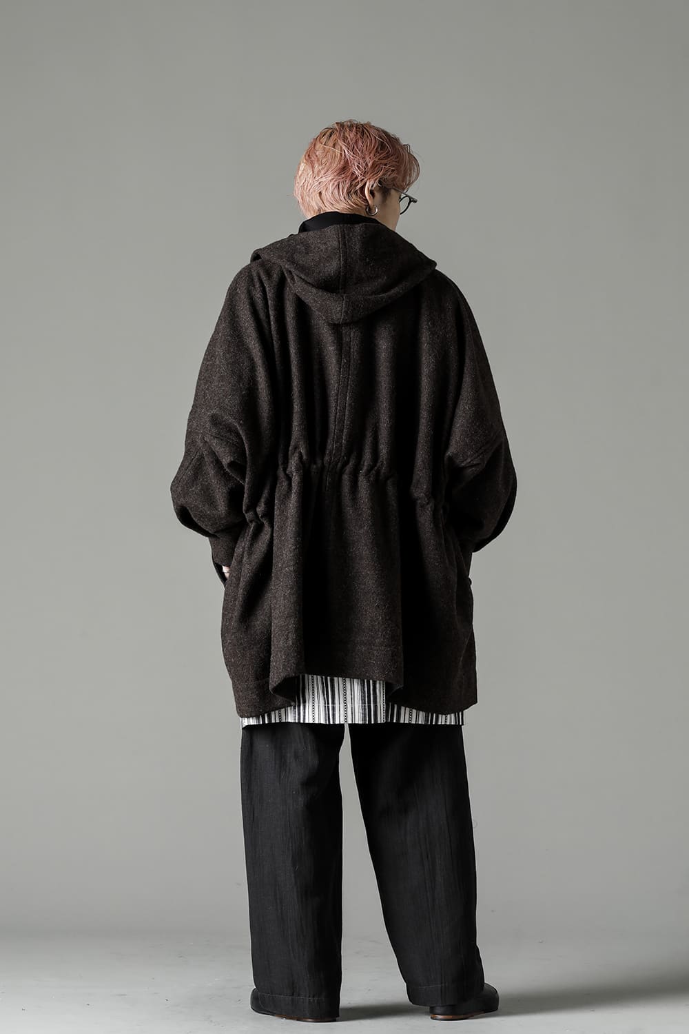 PARKA#10 NATURAL BROWN VINTAGE WOOL TWILL