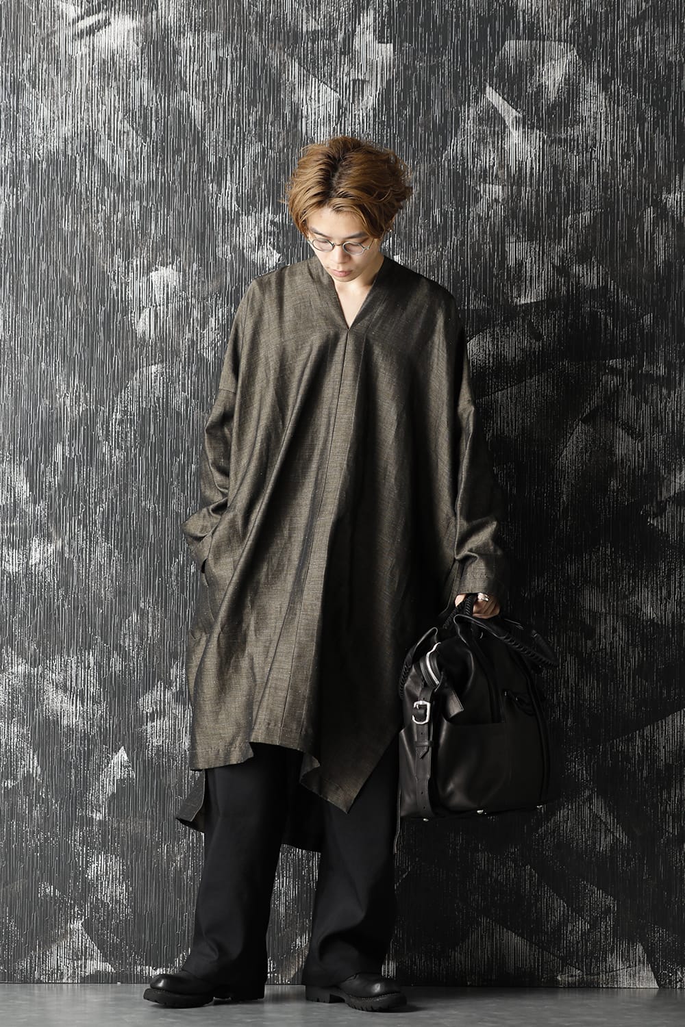 Tunic Gold Wool linen Twill