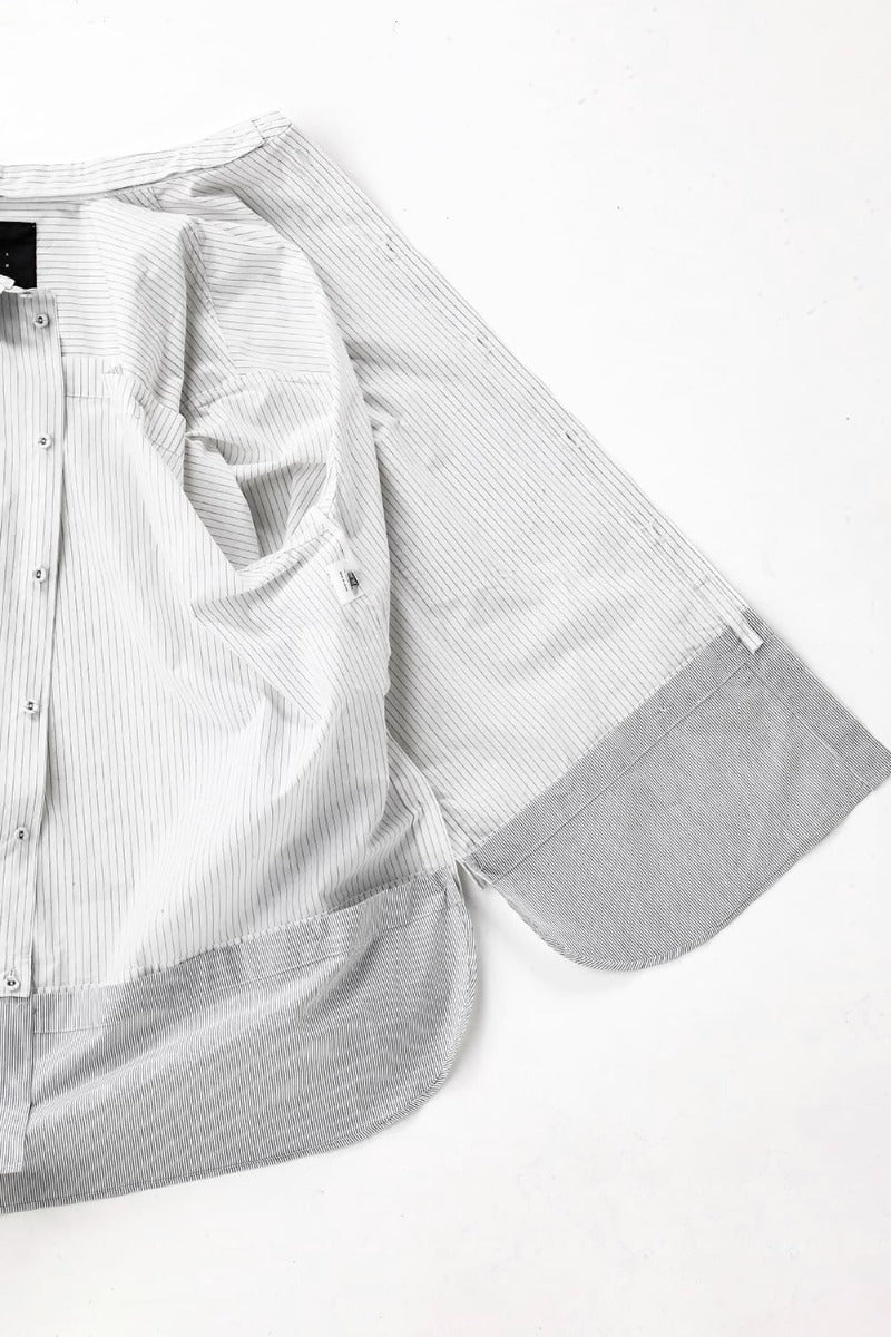 Stripe Detachable Shirt