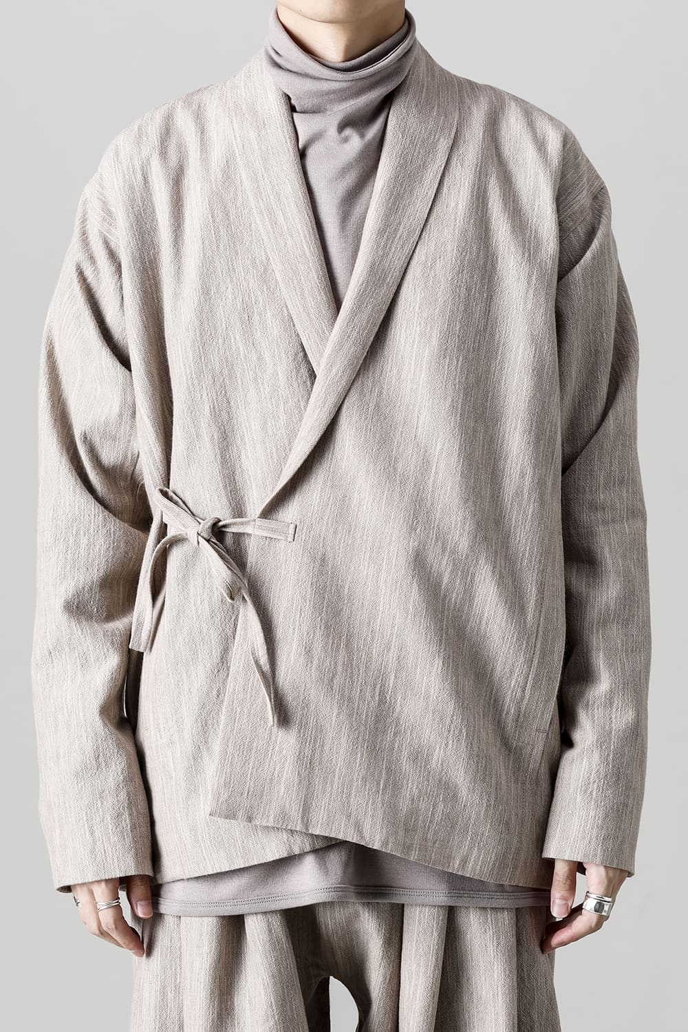 JACKET#48 OAT MELE COTTON/WOOL CLOTH