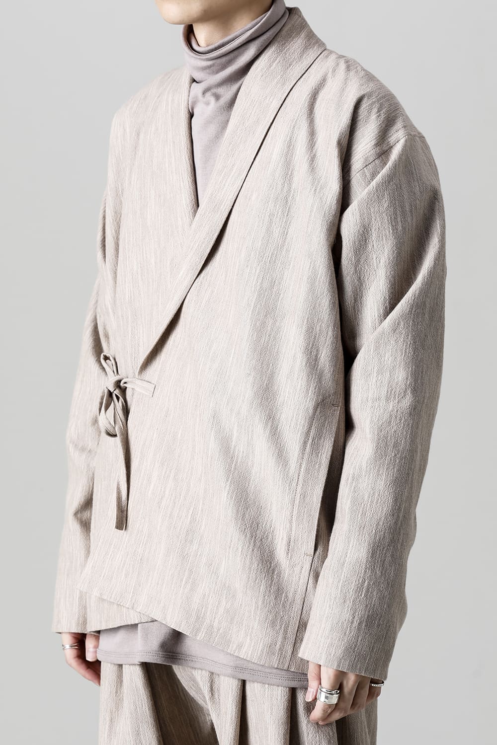 JACKET#48 OAT MELE COTTON/WOOL CLOTH