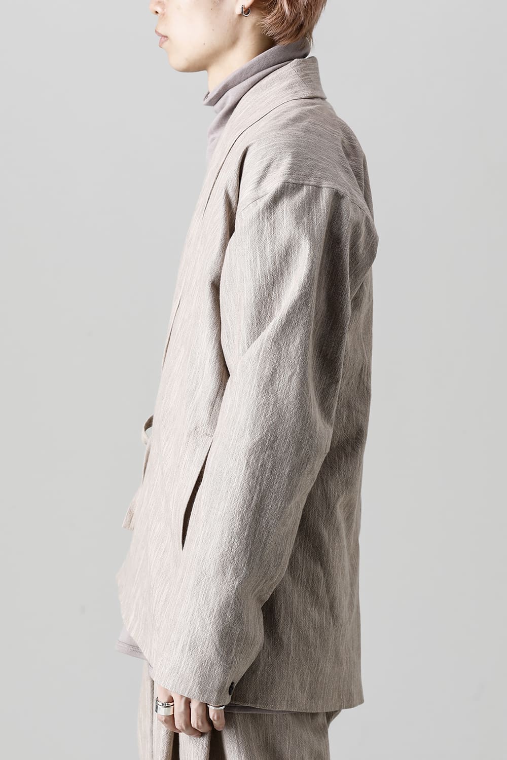 JACKET#48 OAT MELE COTTON/WOOL CLOTH