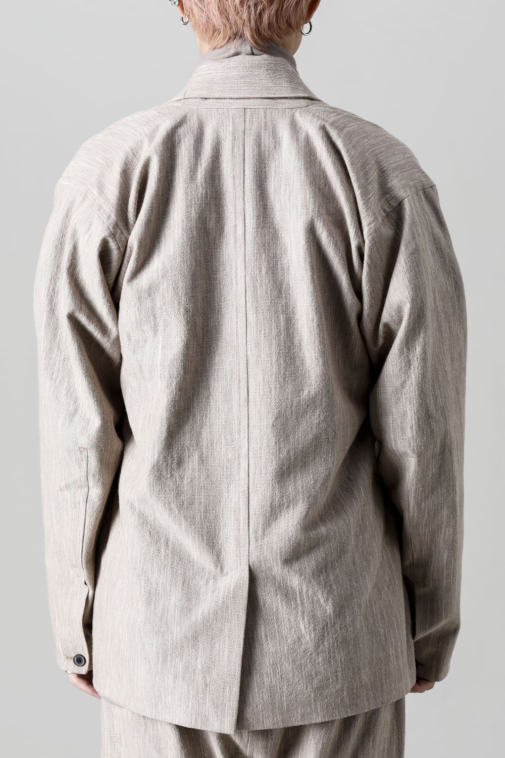 JACKET#48 OAT MELE COTTON/WOOL CLOTH