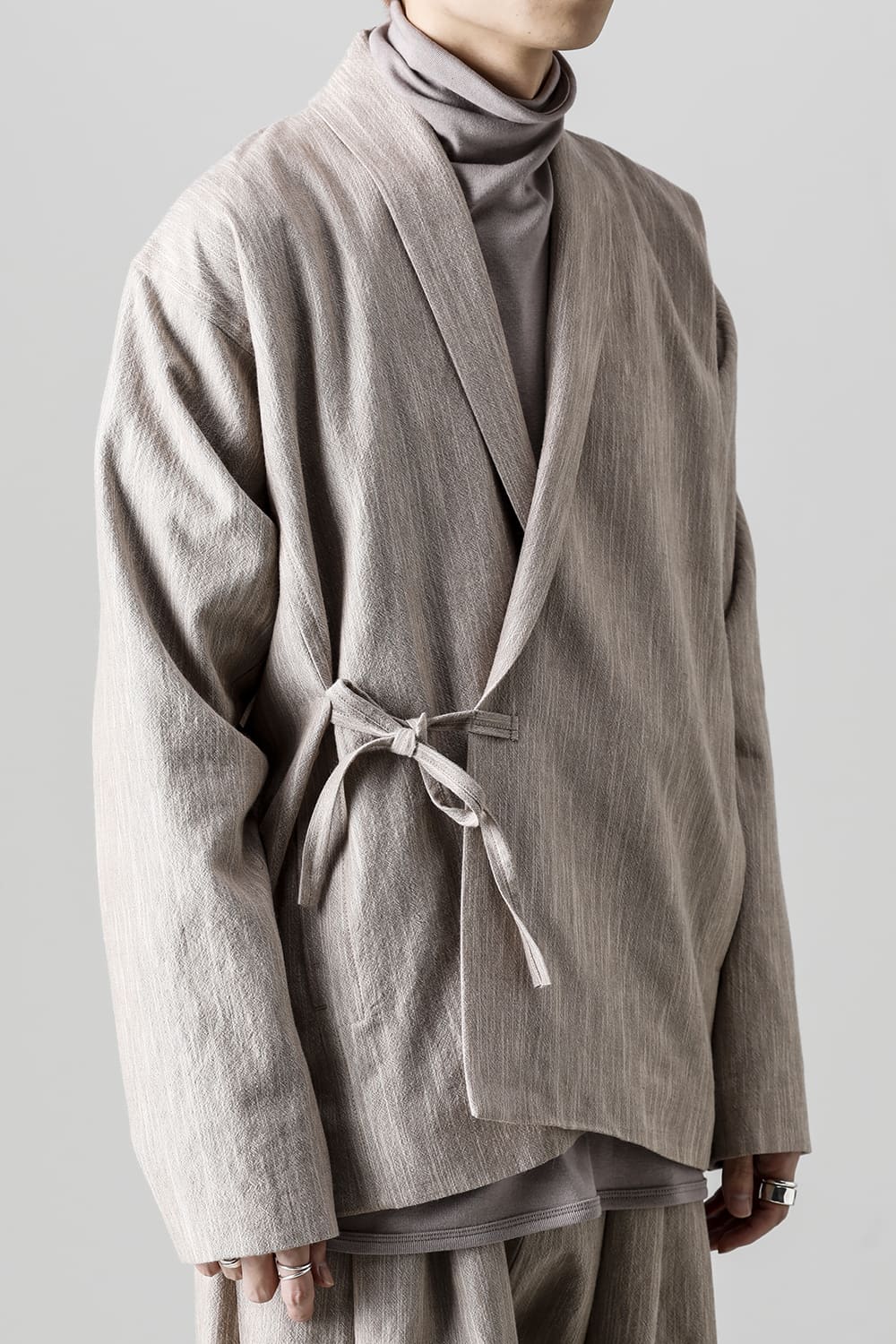 JACKET#48 OAT MELE COTTON/WOOL CLOTH