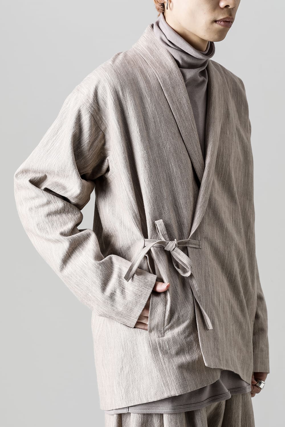 JACKET#48 OAT MELE COTTON/WOOL CLOTH