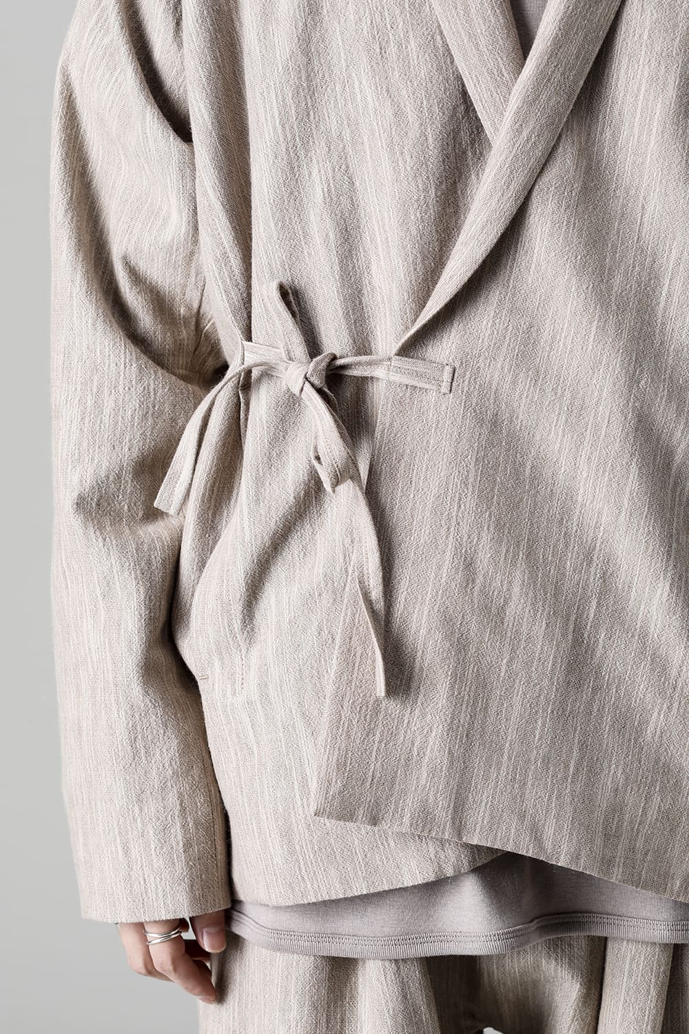 JACKET#48 OAT MELE COTTON/WOOL CLOTH