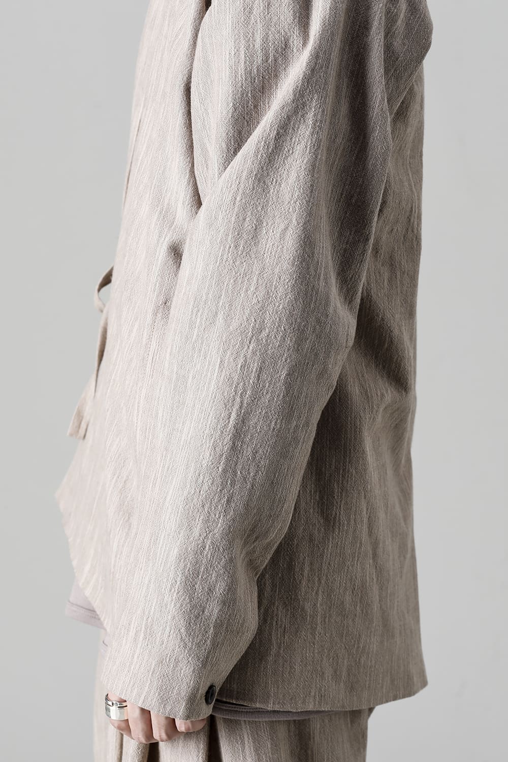 JACKET#48 OAT MELE COTTON/WOOL CLOTH