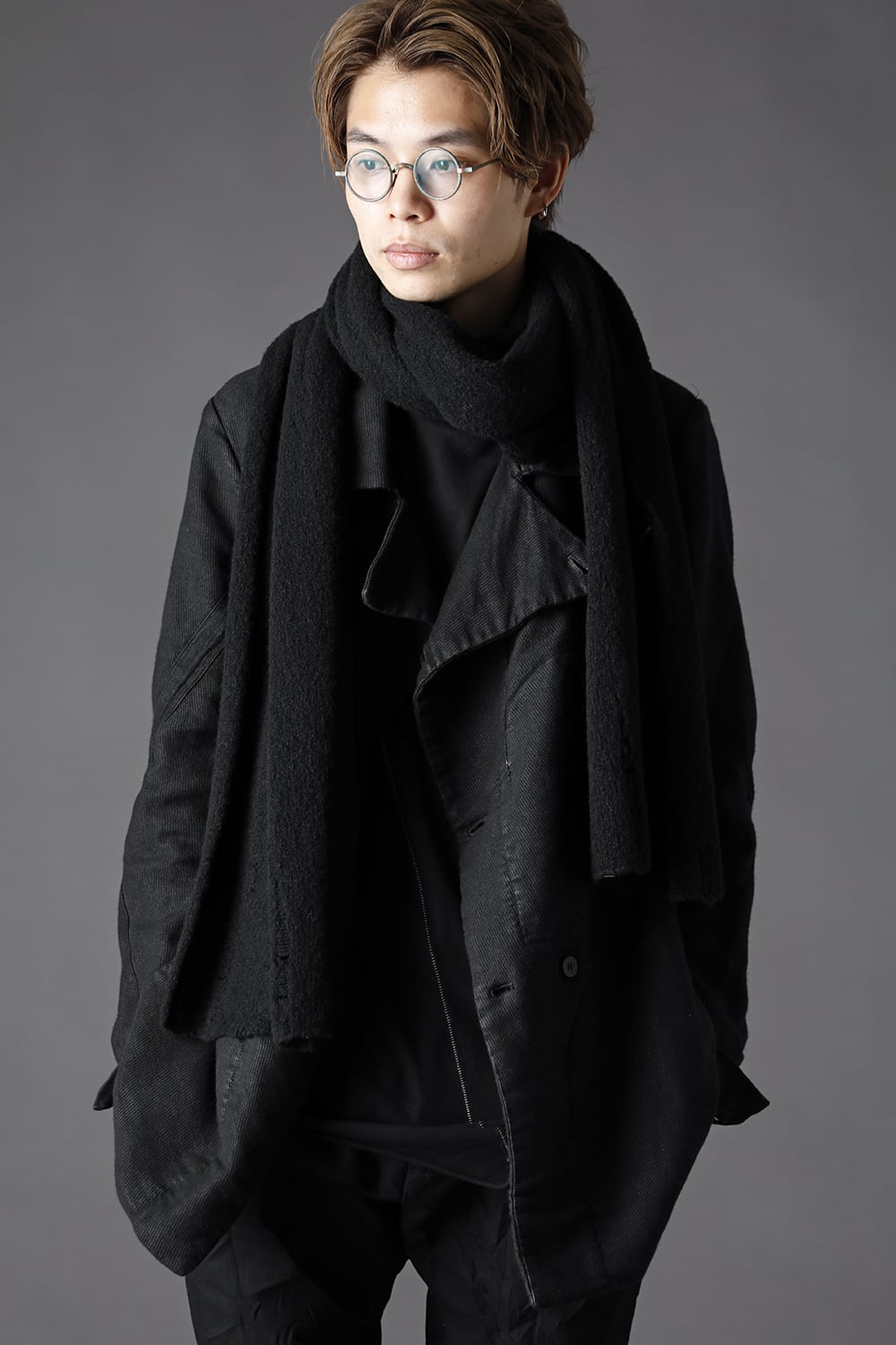 HAND MACHINE KNIT XLONG SCARF