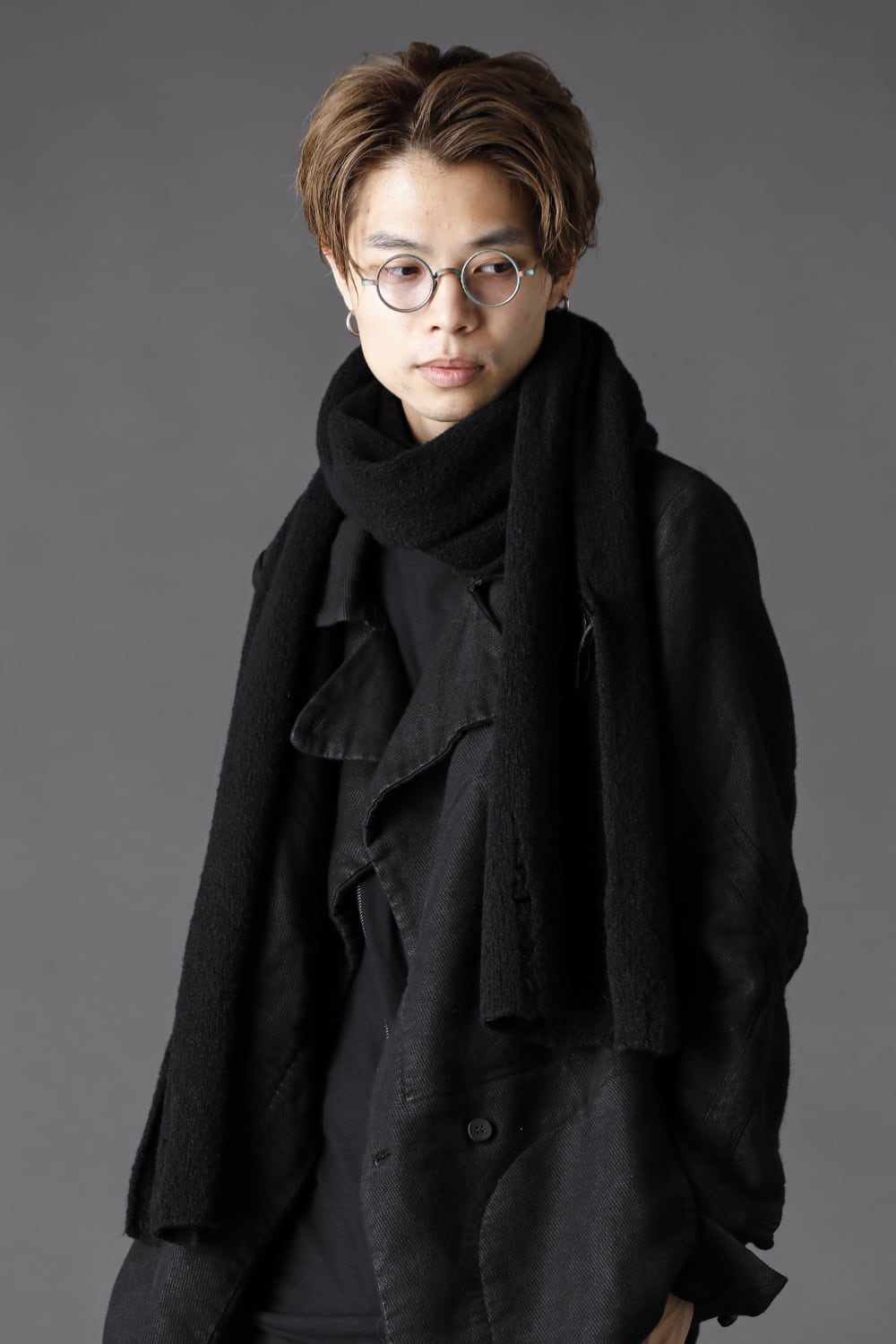 HAND MACHINE KNIT XLONG SCARF