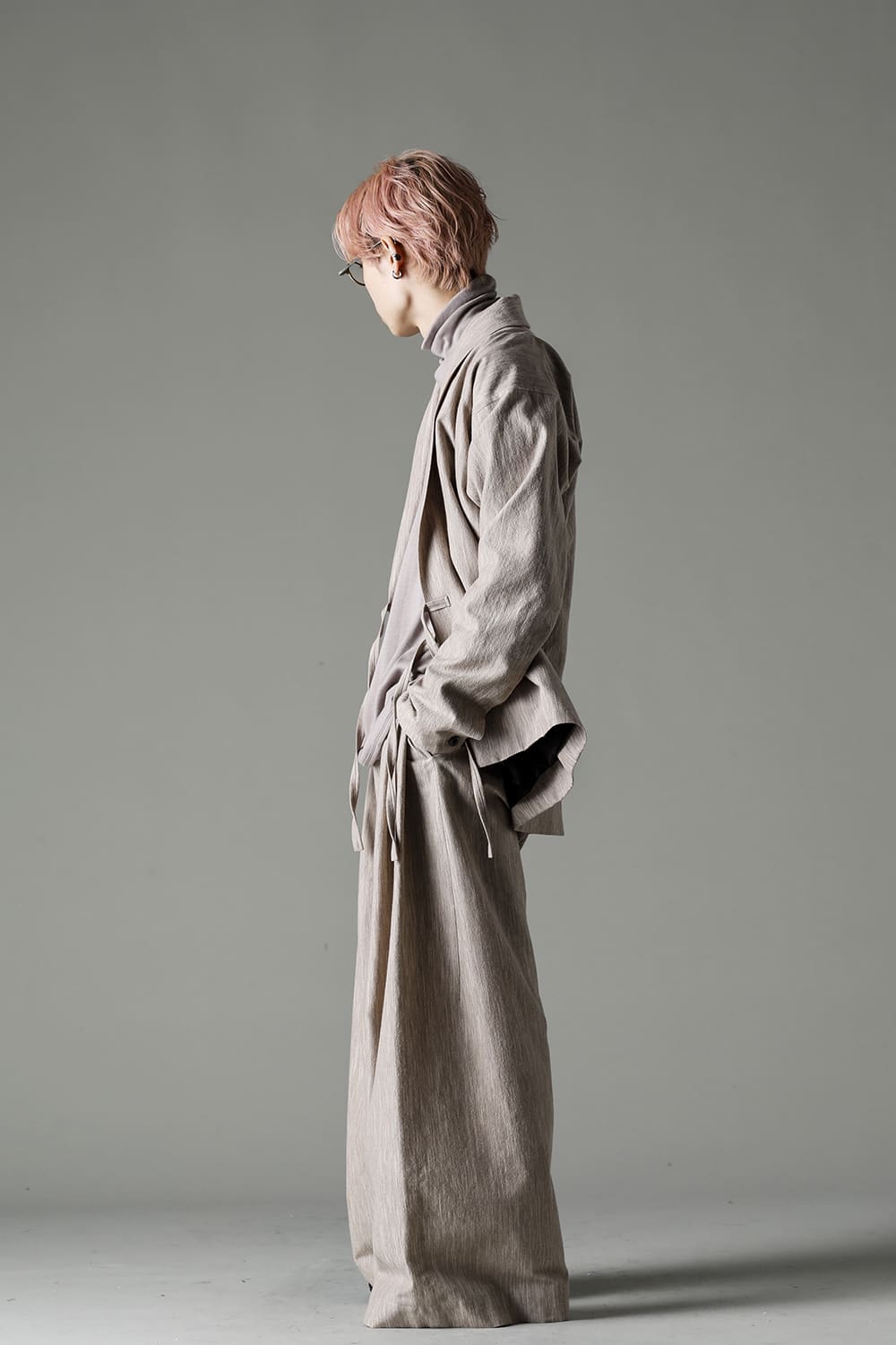 JACKET#48 OAT MELE COTTON/WOOL CLOTH