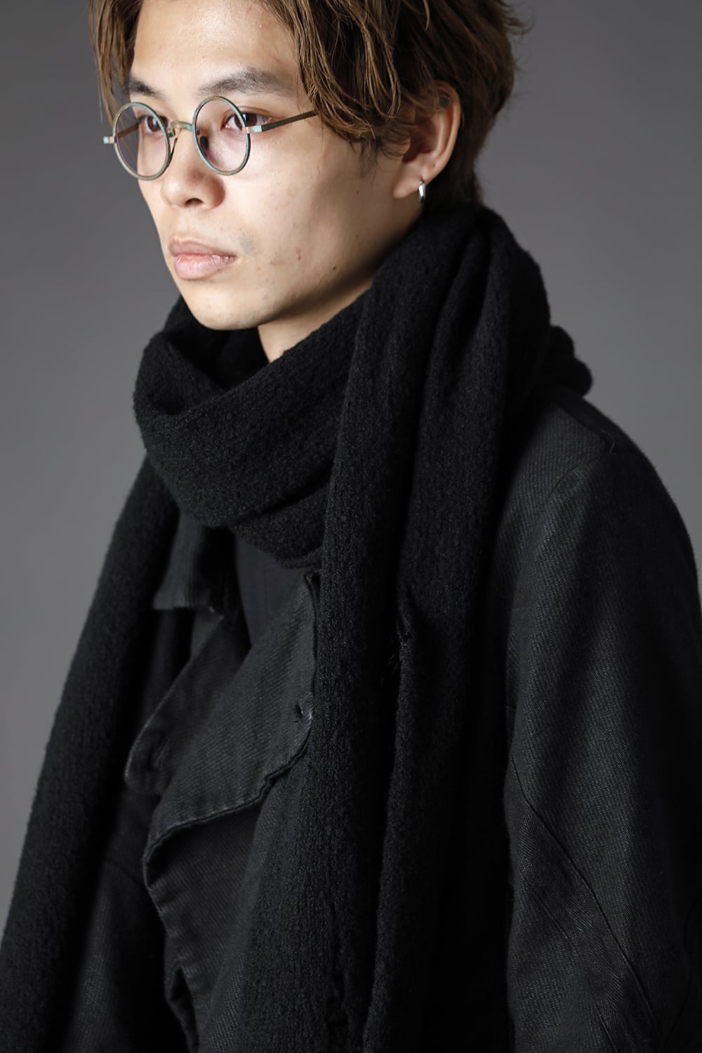 HAND MACHINE KNIT XLONG SCARF