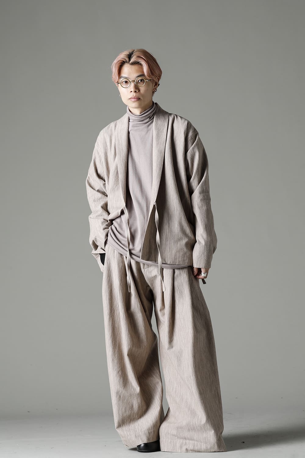 JACKET#48 OAT MELE COTTON/WOOL CLOTH