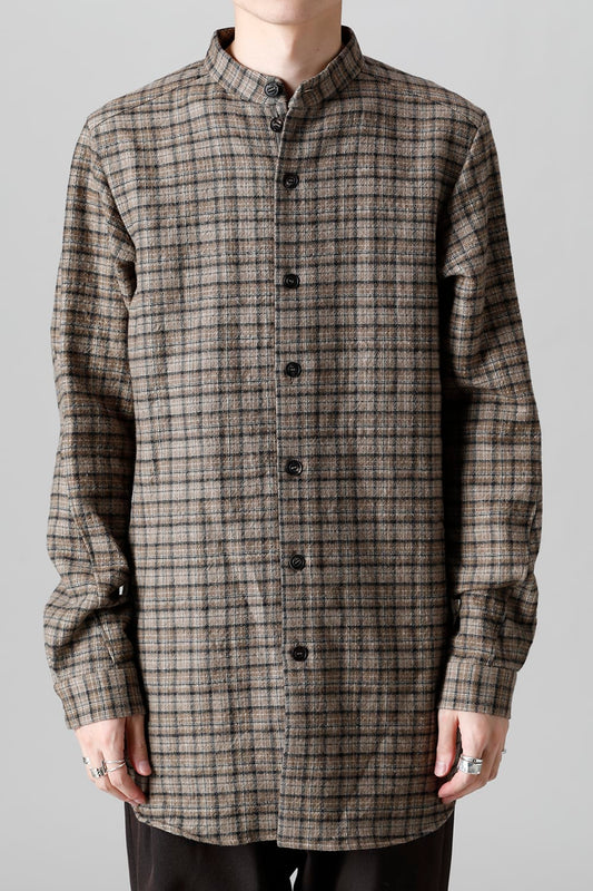 Shirt Virgin wool / Canapa Check