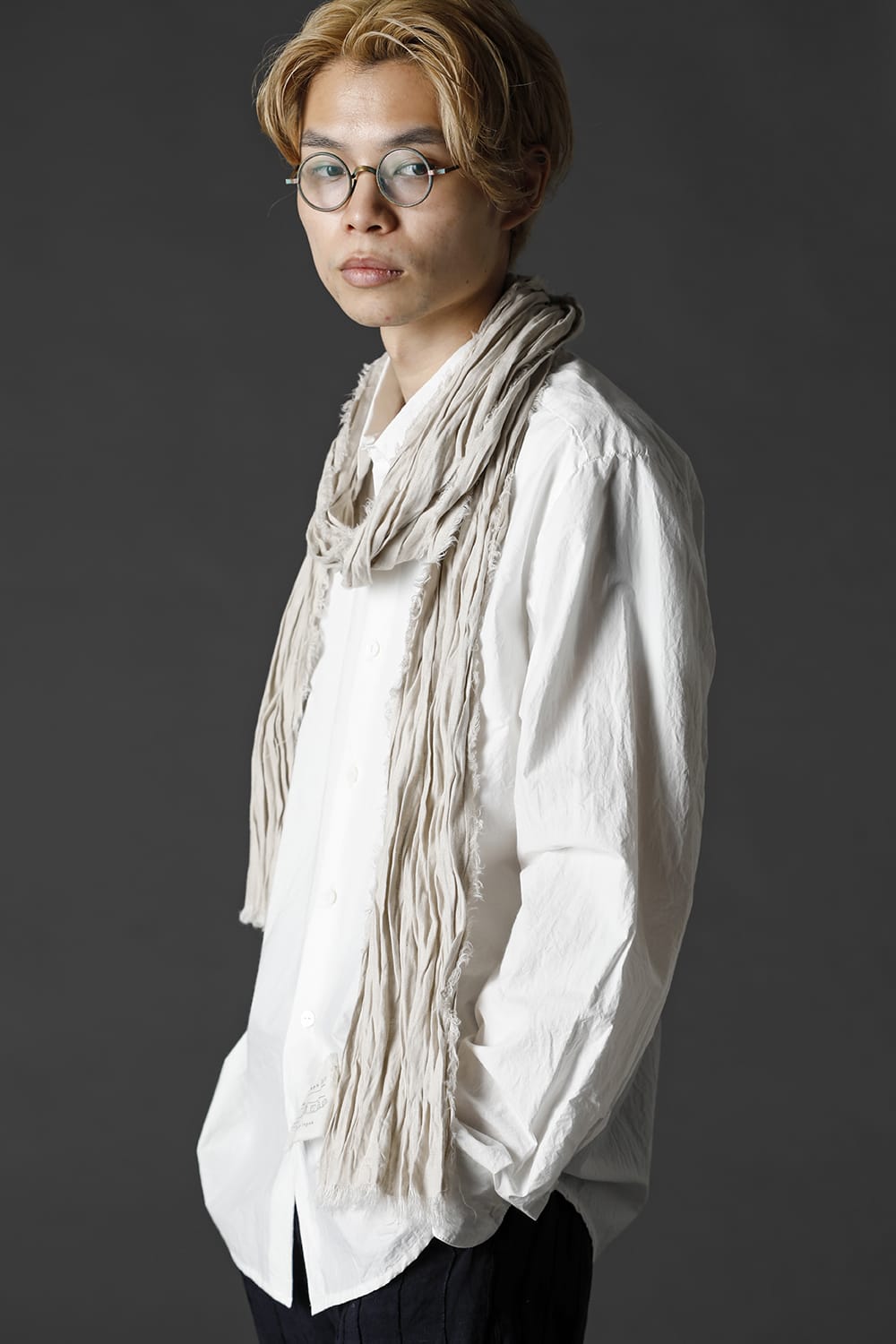 フレンチ リネン ストール エクリュ