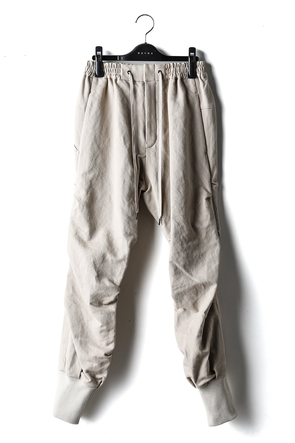 ジョガー パンツ コットン / リネン ライト ベージュ