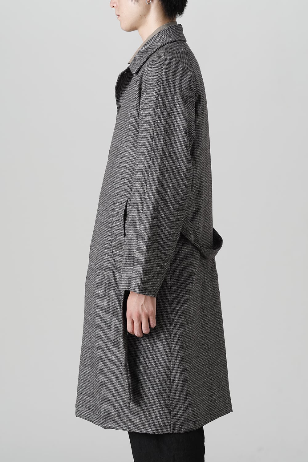 Houndstooth Lagran Long Coat