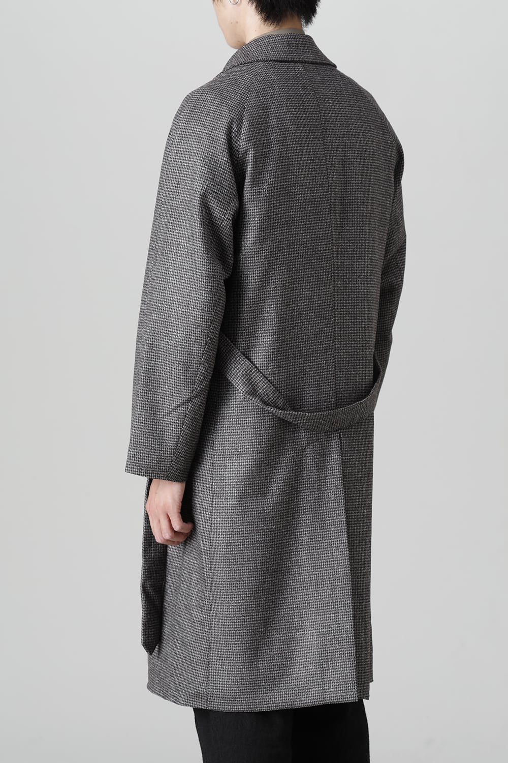 Houndstooth Lagran Long Coat