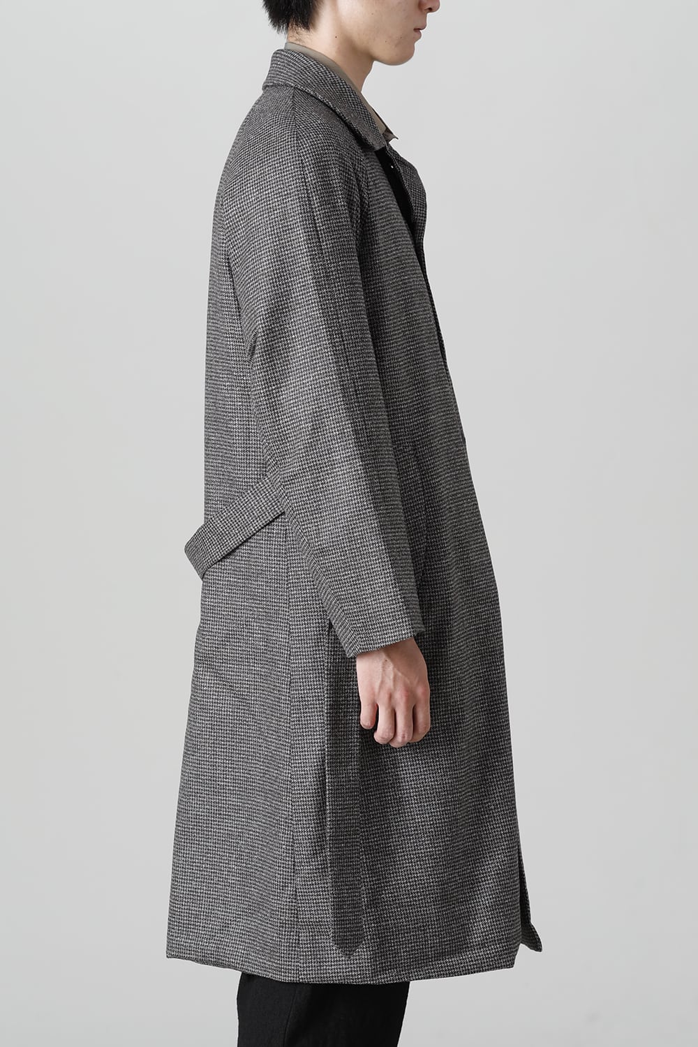 Houndstooth Lagran Long Coat