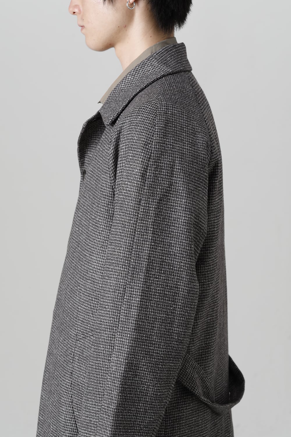 Houndstooth Lagran Long Coat