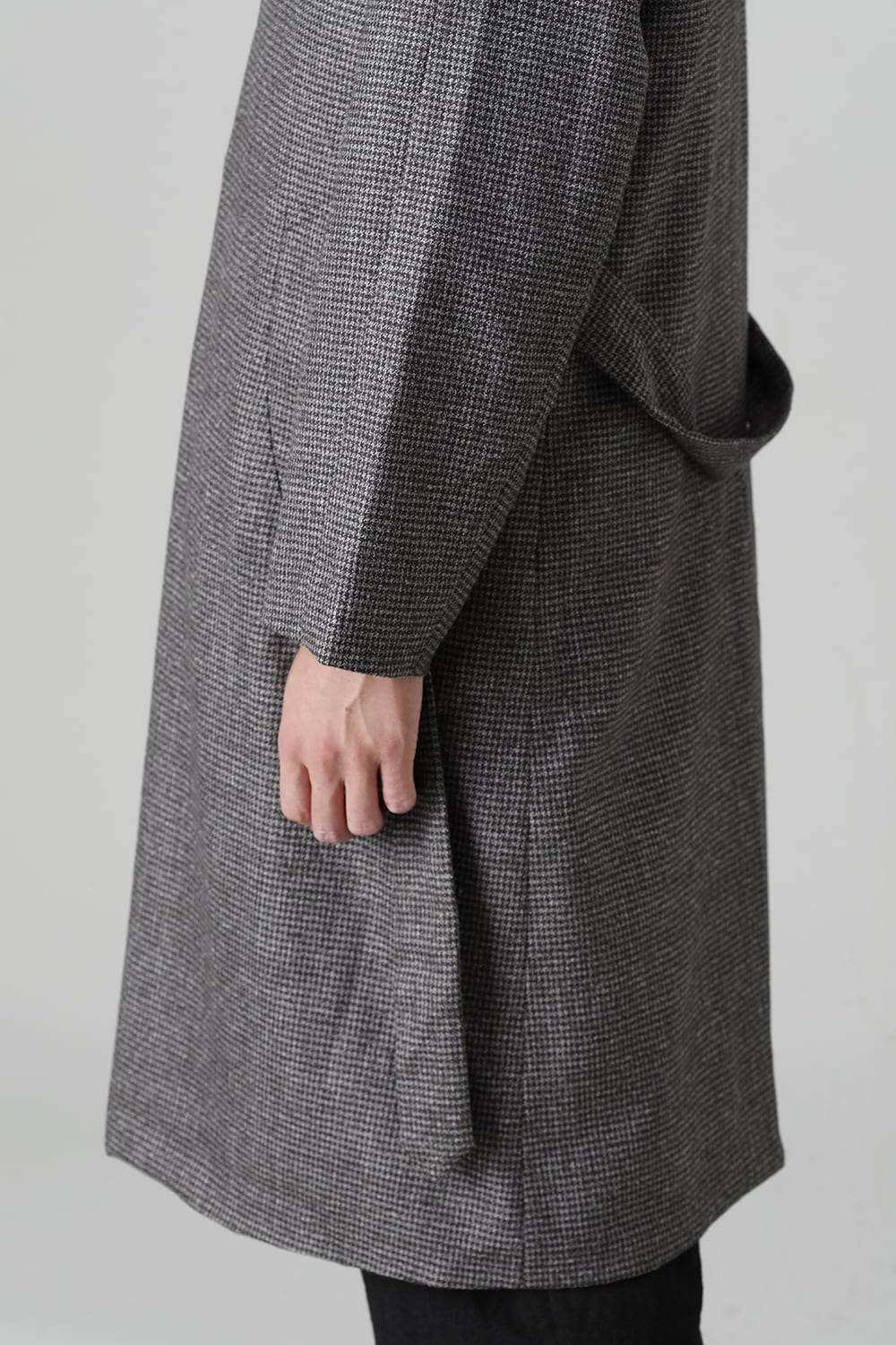 Houndstooth Lagran Long Coat