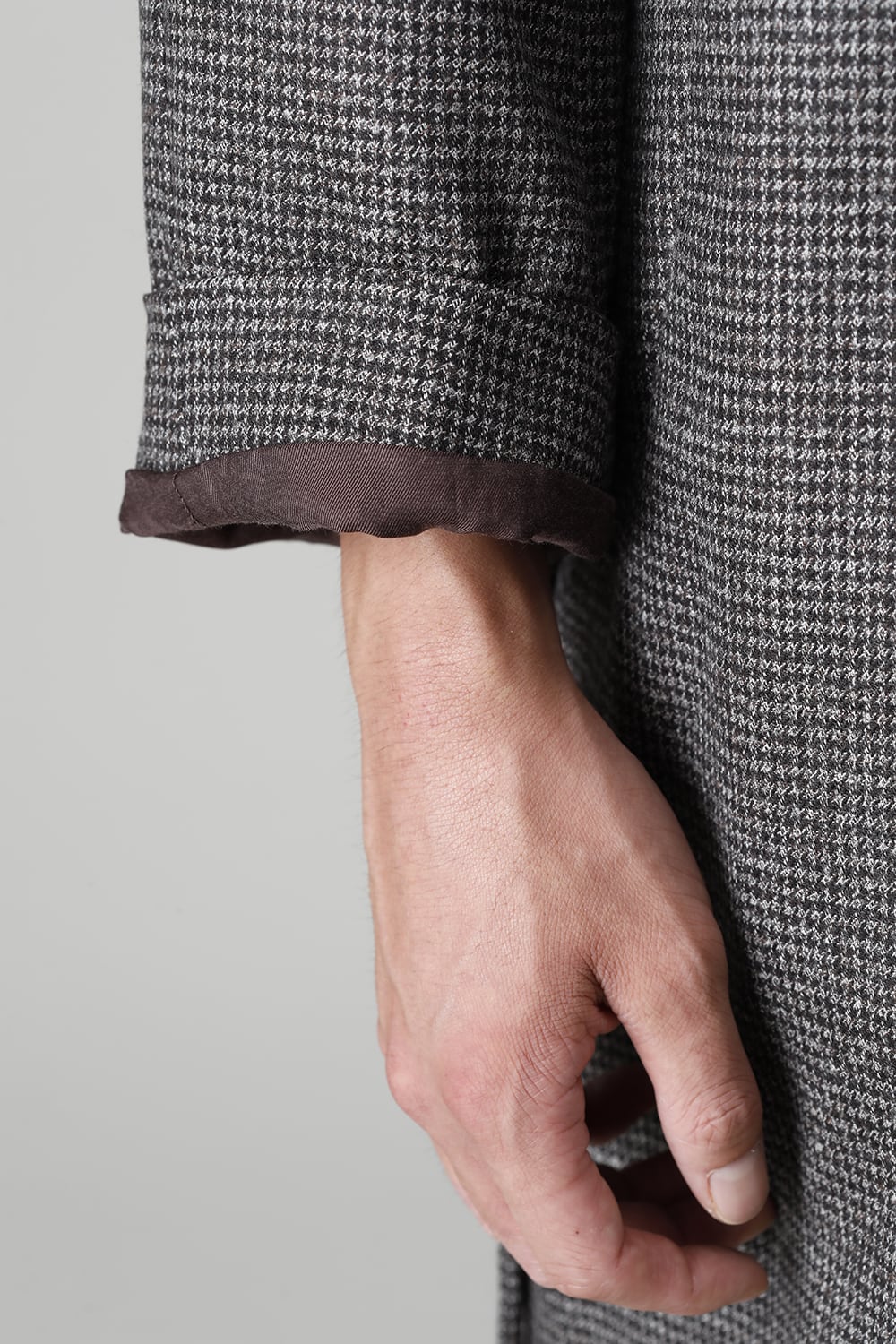 Houndstooth Lagran Long Coat