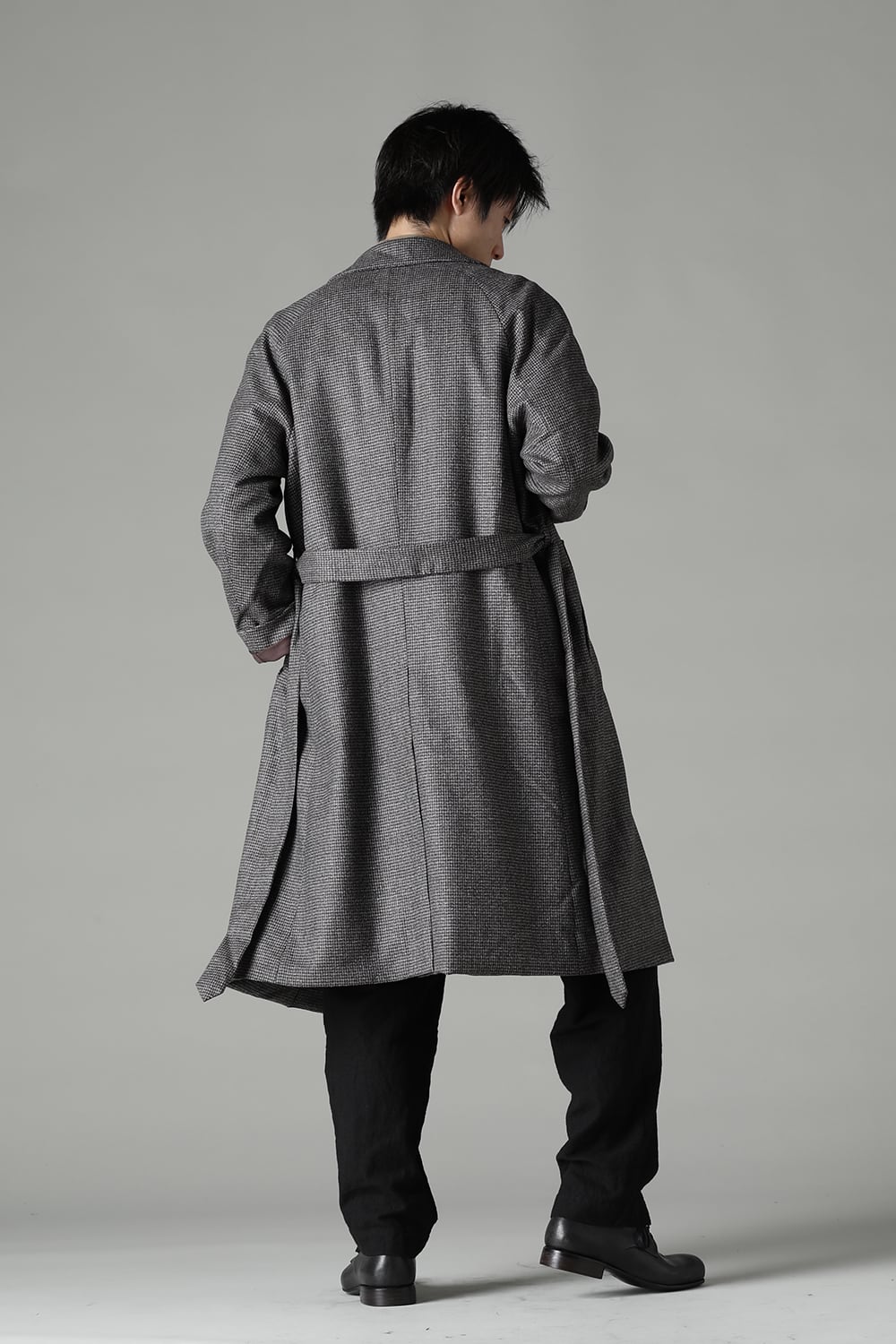 Houndstooth Lagran Long Coat