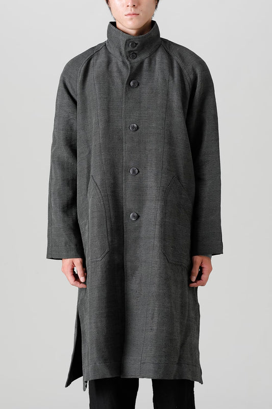 A Line Patch Pocket Lagran Coat