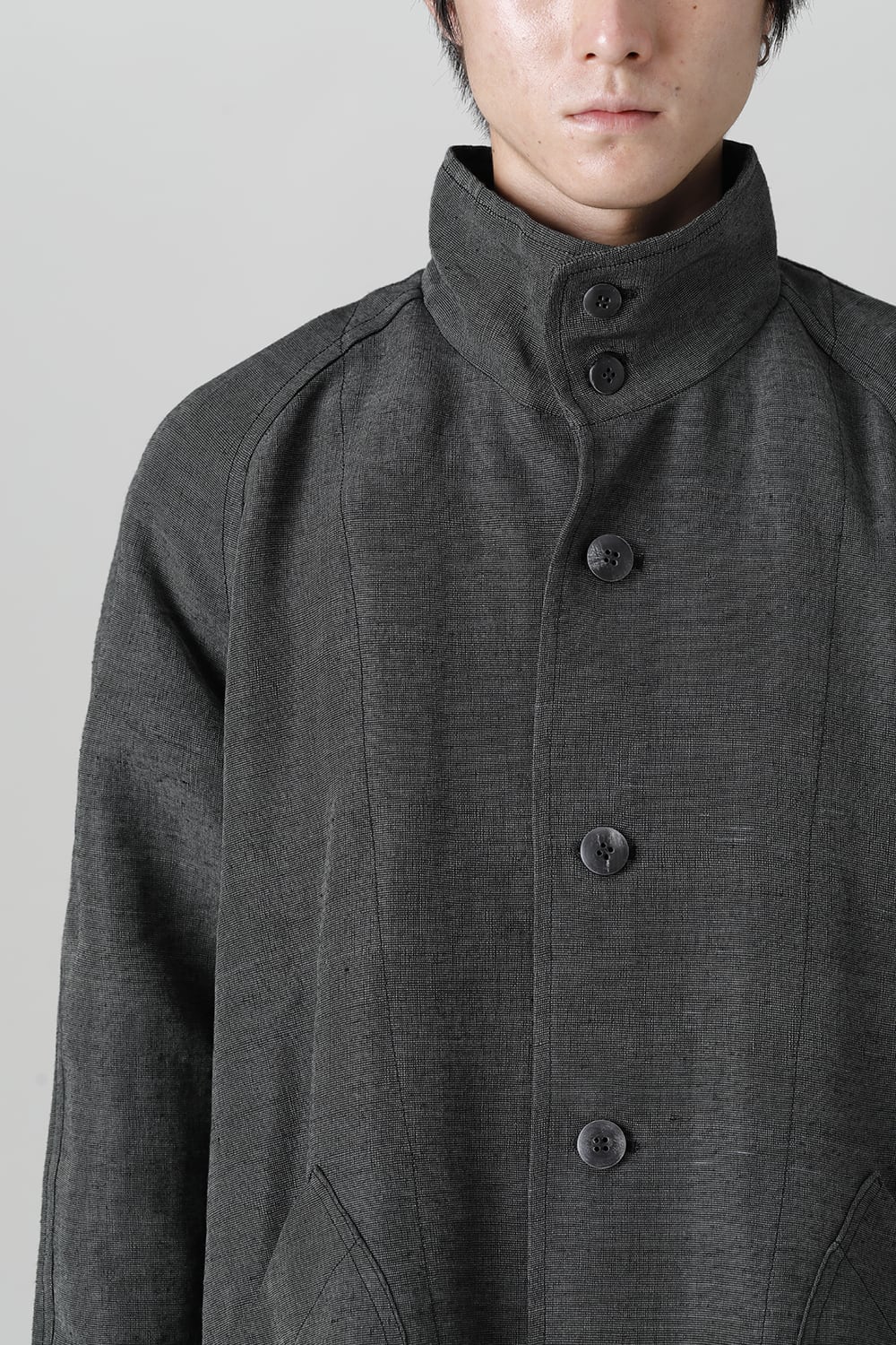 A Line Patch Pocket Lagran Coat