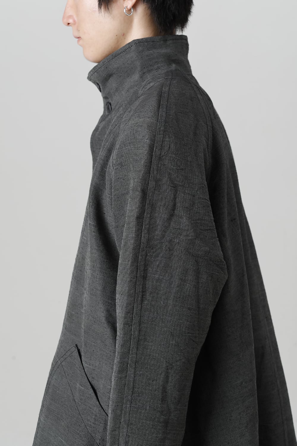 A Line Patch Pocket Lagran Coat